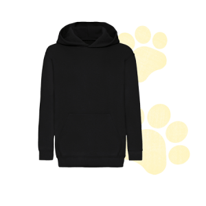 Sudadera niño capucha oscura